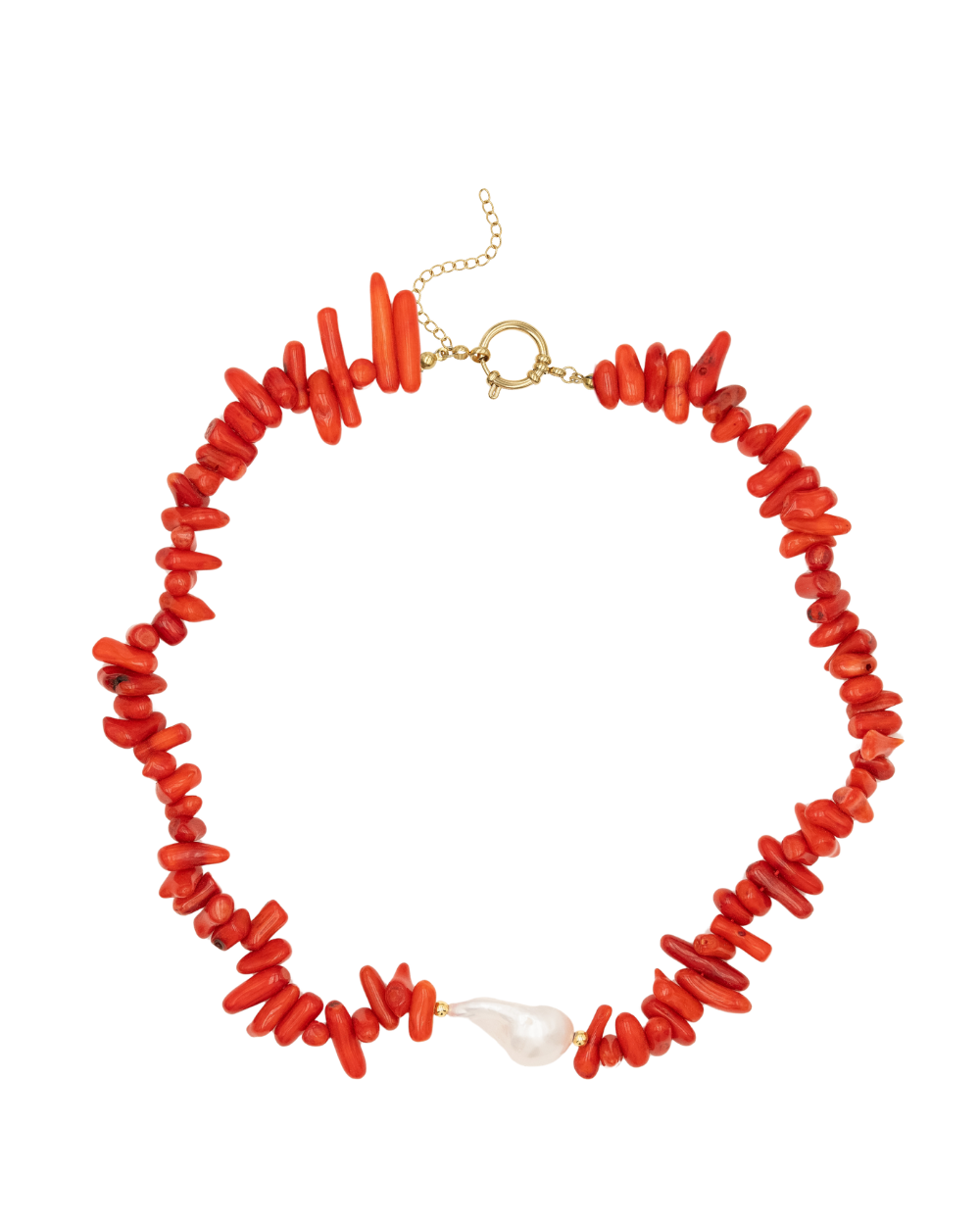 Collier Nelia - Bambou de mer teinté