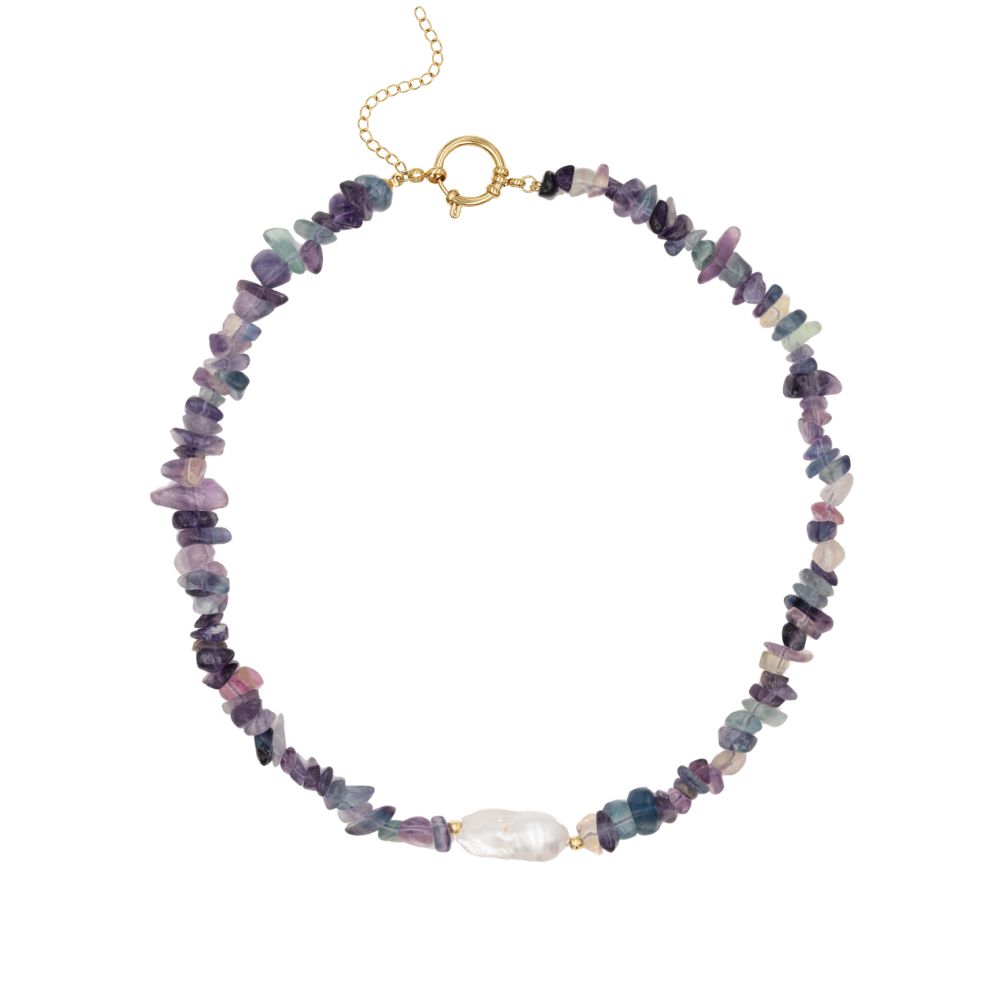 Collier Nelia - Fluorite