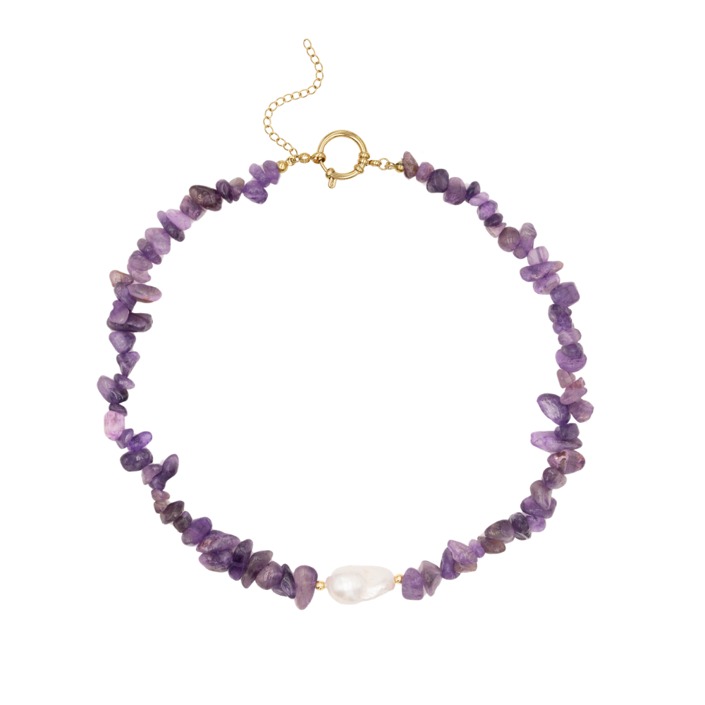 Collier Nelia - Améthyste