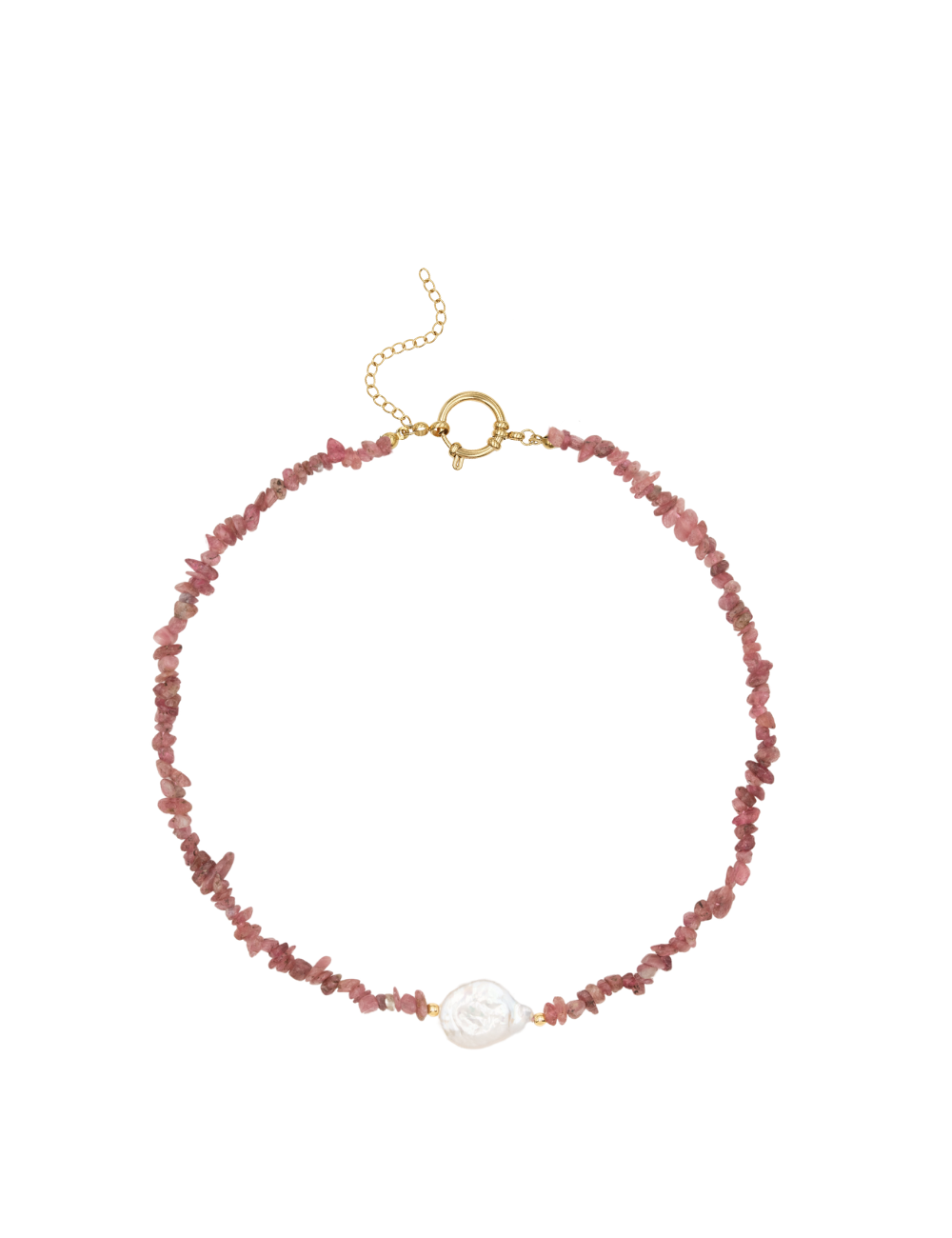 Collier Layla - Tourmaline Rose