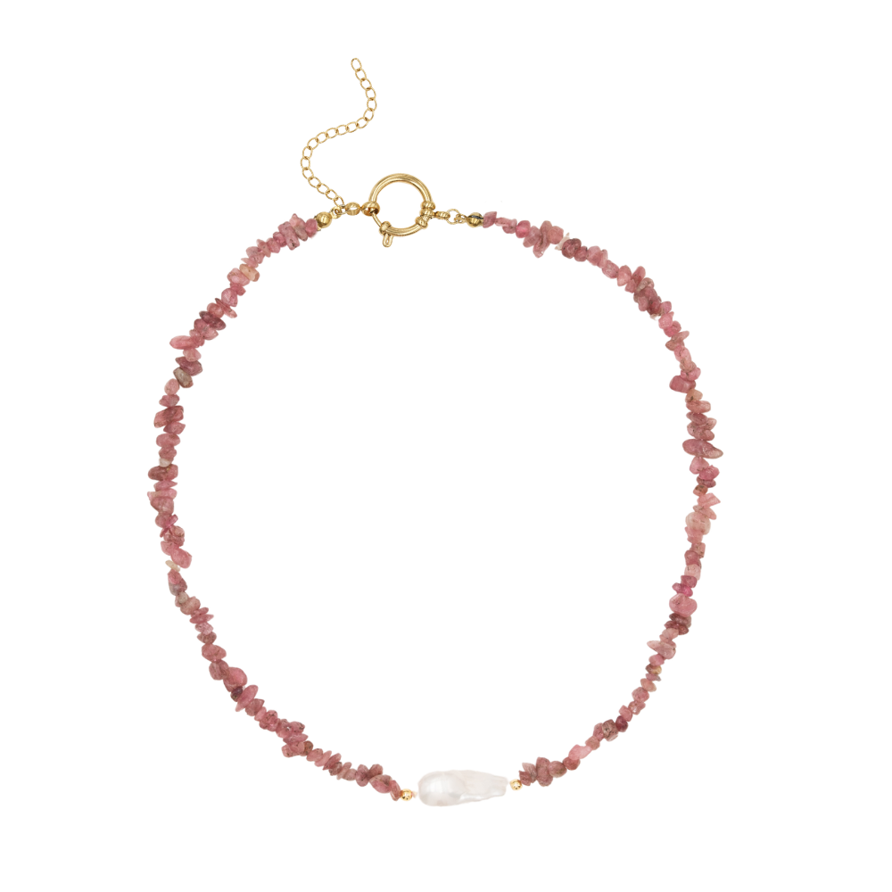 Collier Nelia - Tourmaline rose