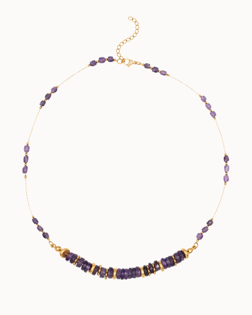 Collier Gaïa - Améthyste
