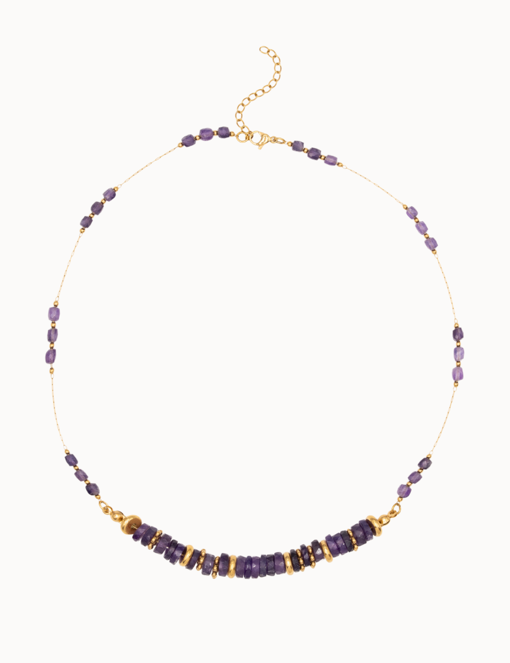 Collier Gaïa - Améthyste