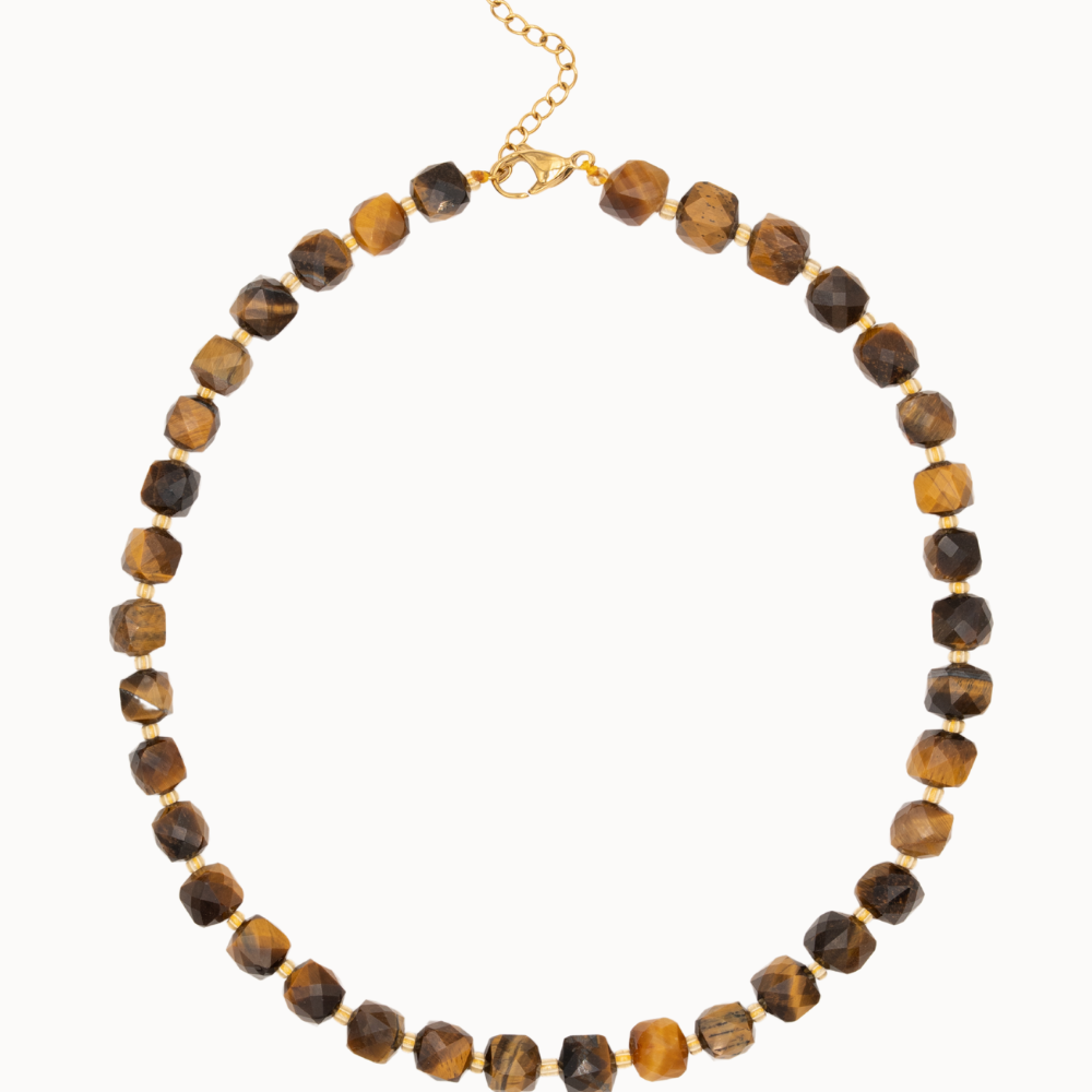Collier Lazuria - Oeil de tigre