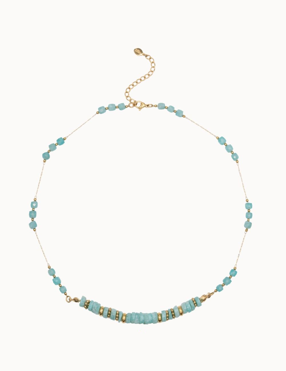 Collier Gaïa - Amazonite