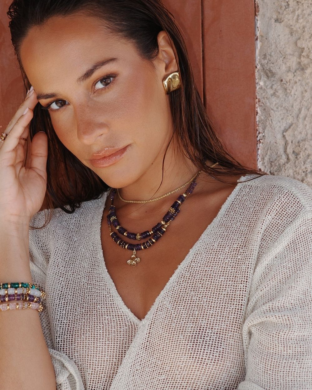 Collier Amalia - Améthyste