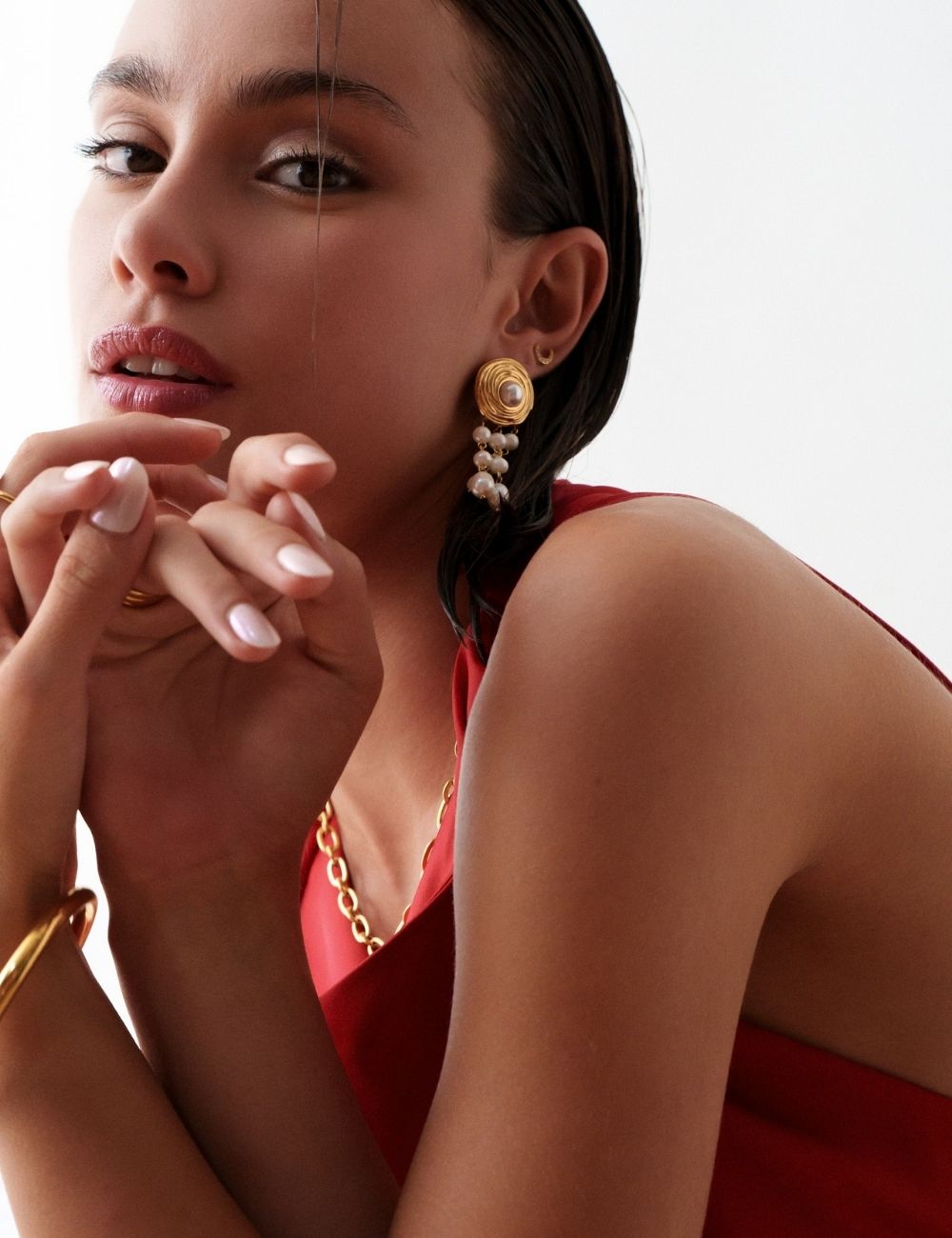 Boucles d'oreilles Rosia