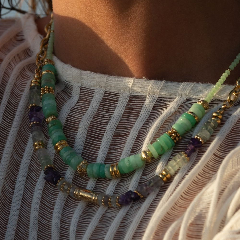 Collier Zélie - Fluorite