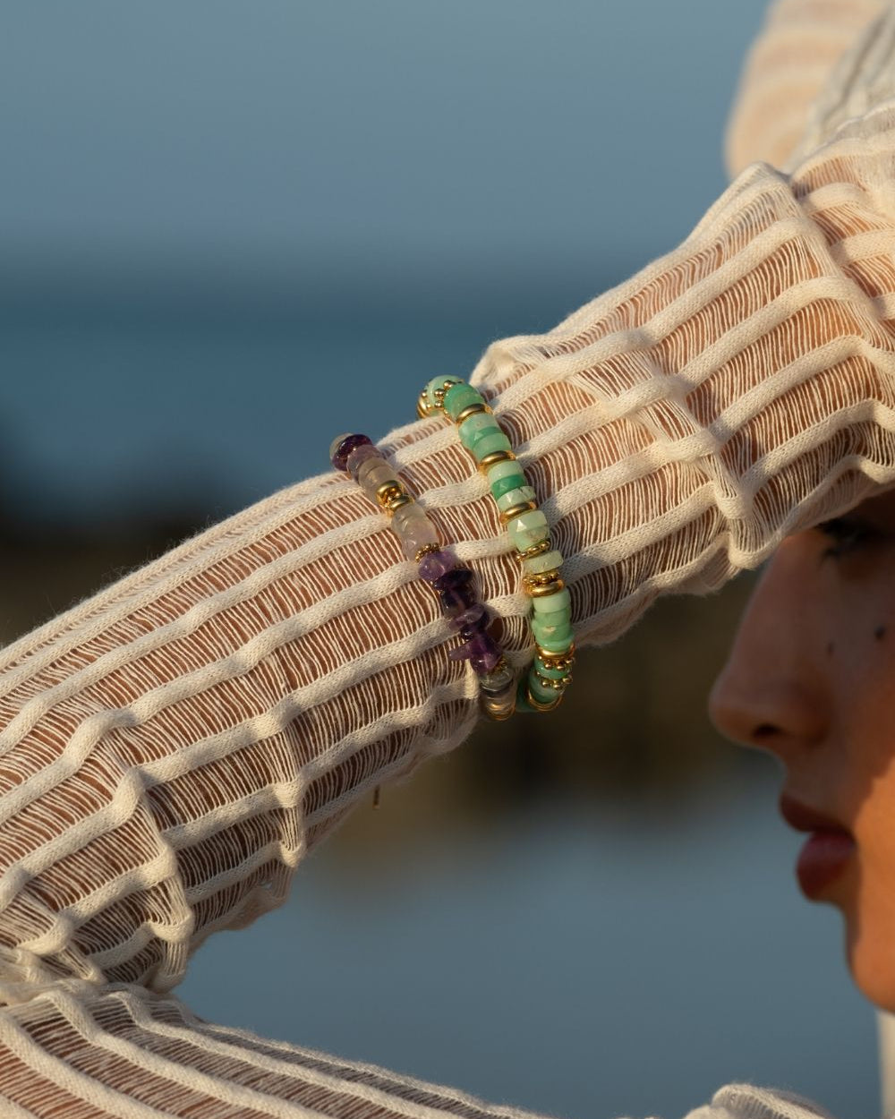 Bracelet Zélie - Fluorite