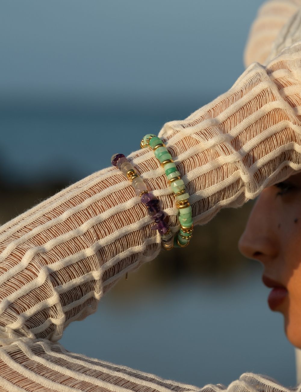 Bracelet Zélie - Fluorite