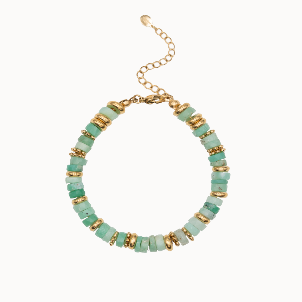 Bracelet Amalia - Chrysoprase