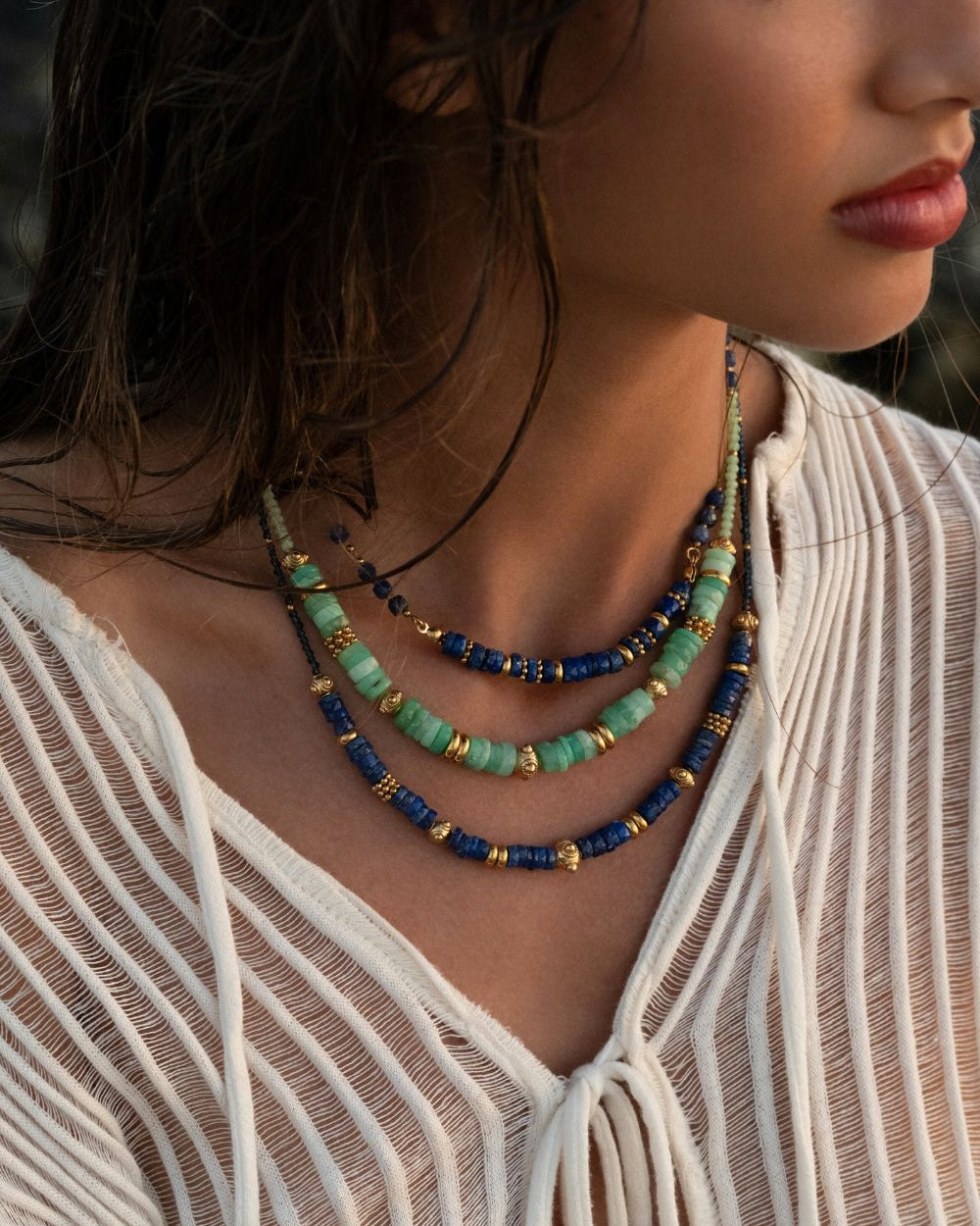 Collier Amalia - Chrysoprase