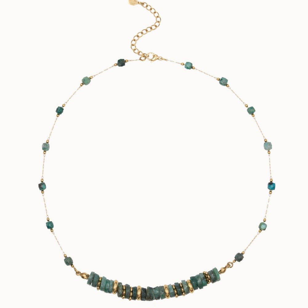 Collier Gaïa - Émeraude colombienne