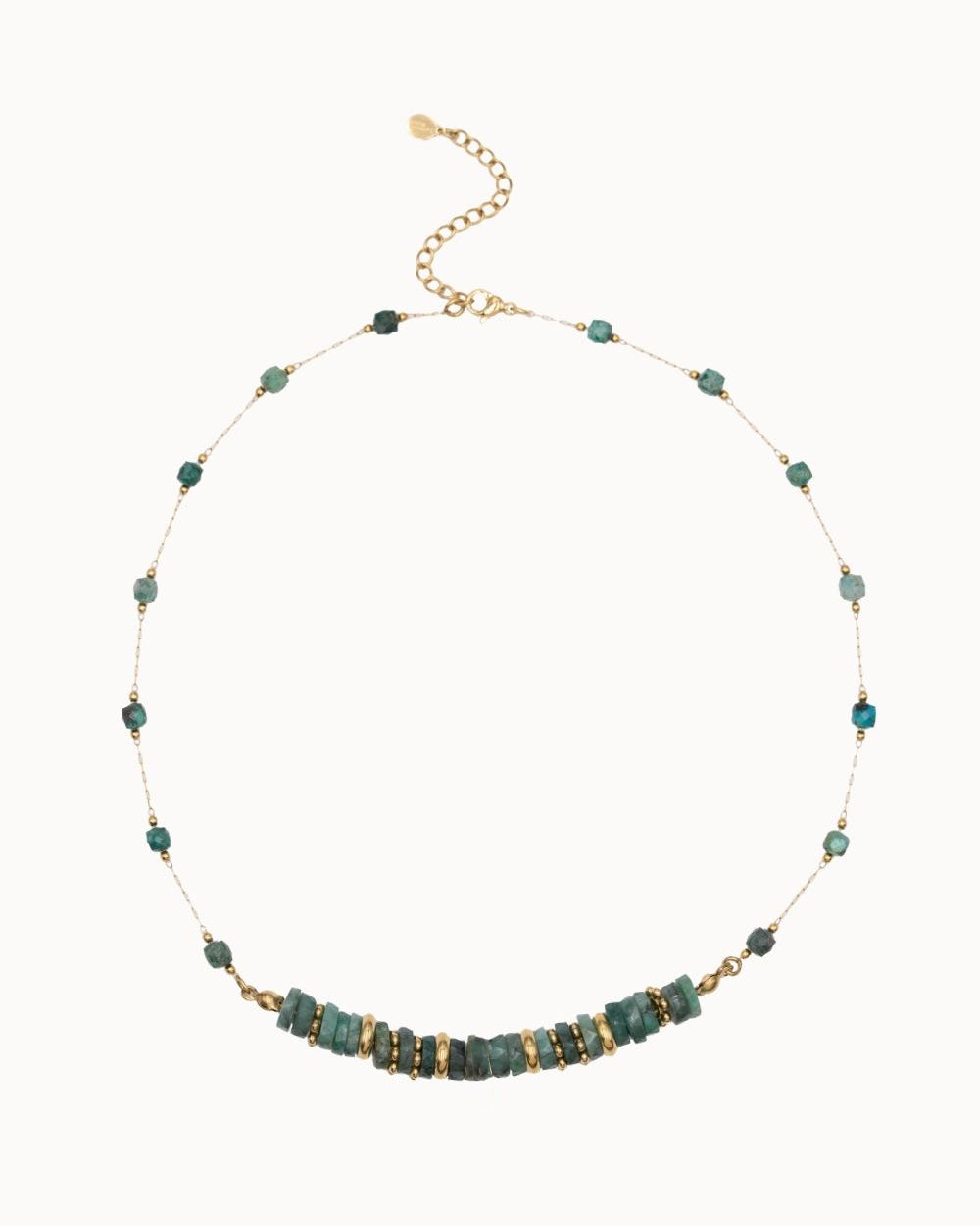 Collier Gaïa - Émeraude colombienne