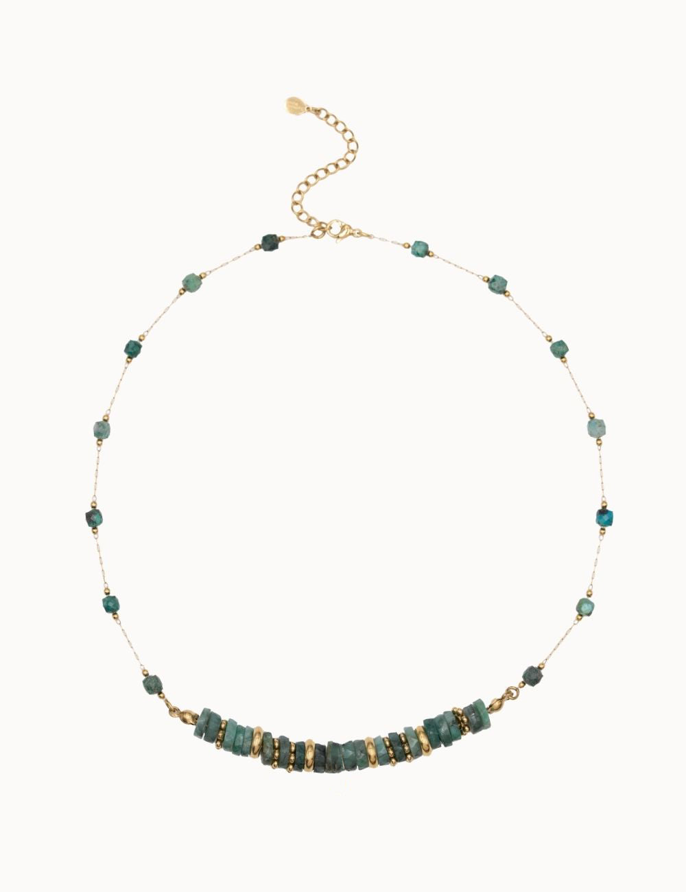Collier Gaïa - Émeraude colombienne