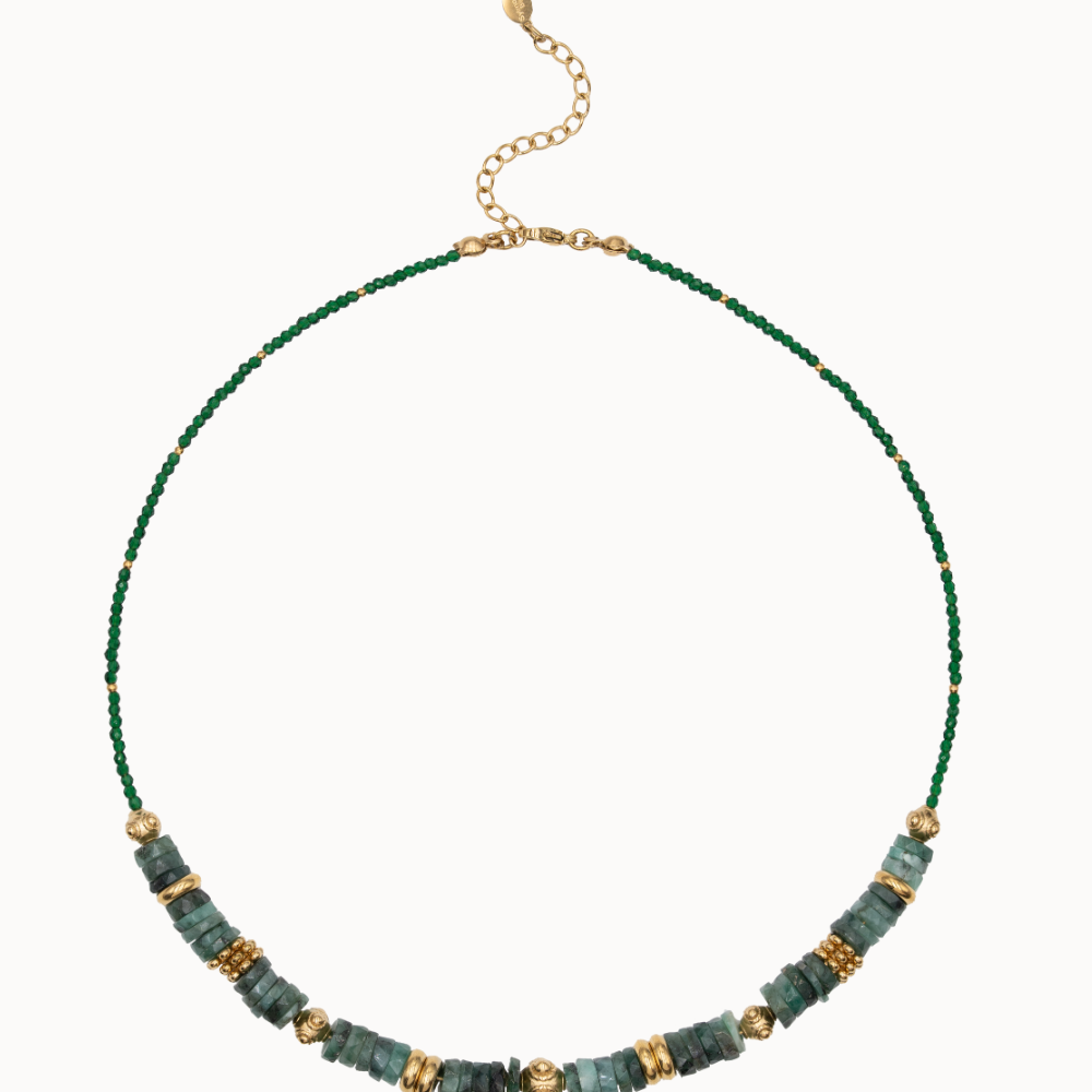 Collier Amalia - Émeraude Colombienne