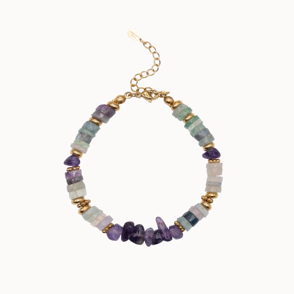 Bracelet Zélie - Fluorite