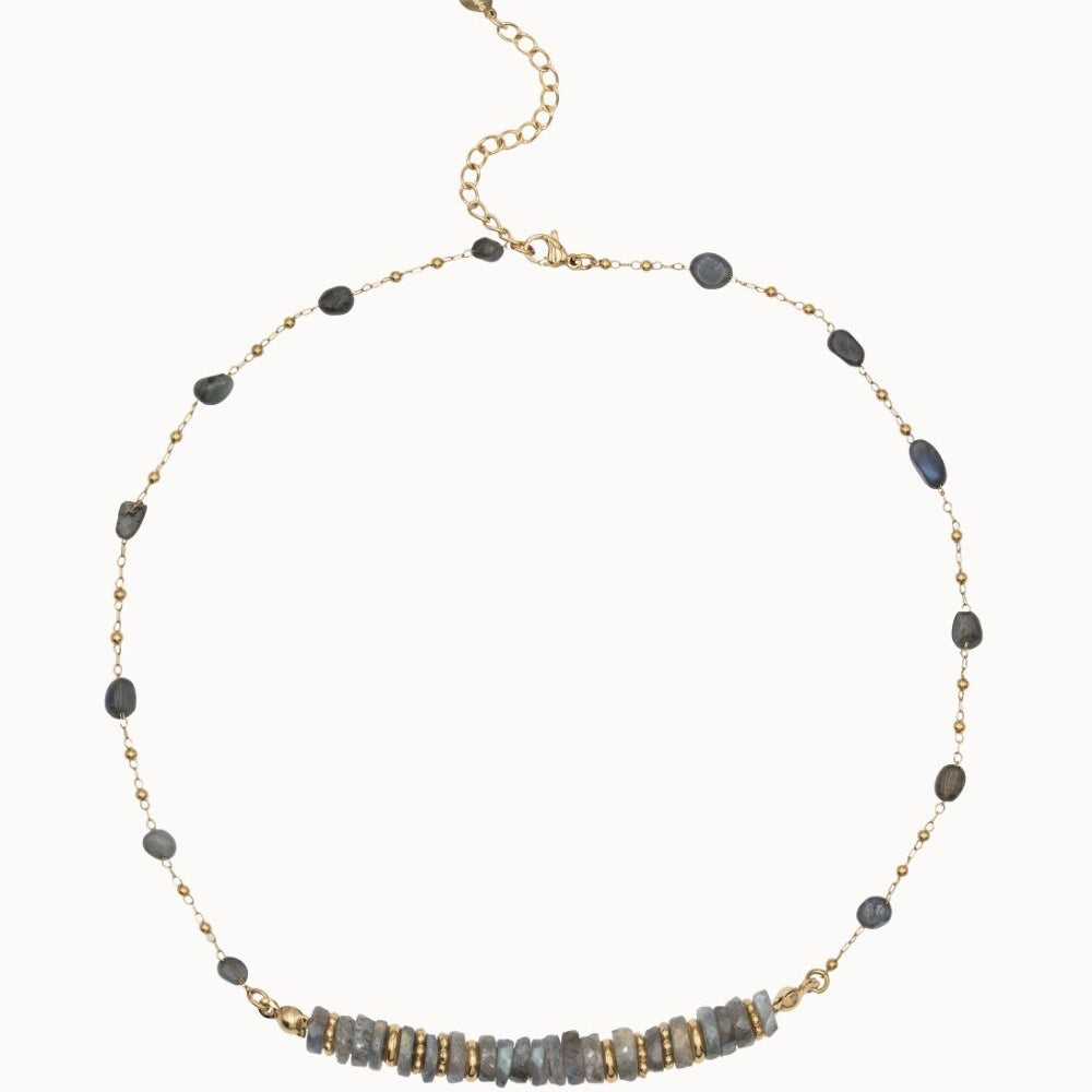 Collier Gaïa - Labradorite