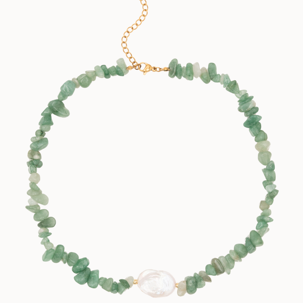 Collier Layla - Aventurine Verte