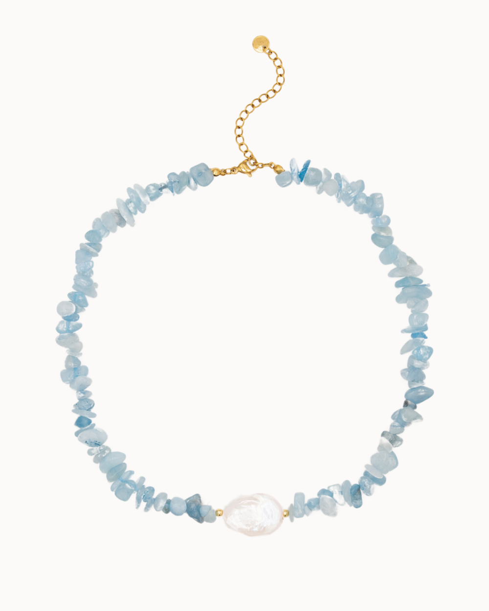 Collier Layla - Aigue marine