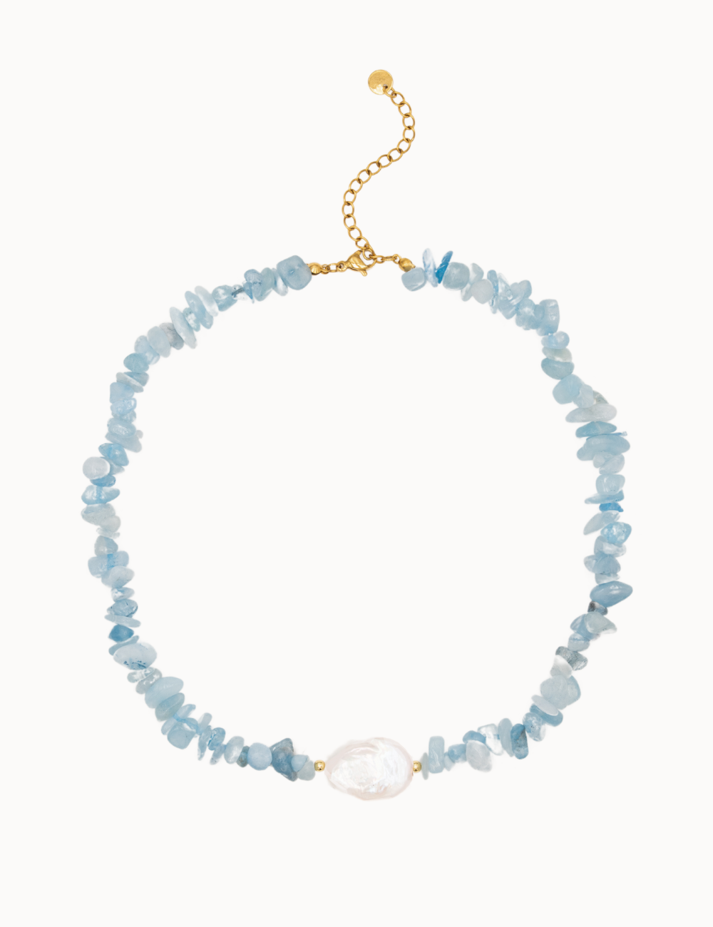 Collier Layla - Aigue marine