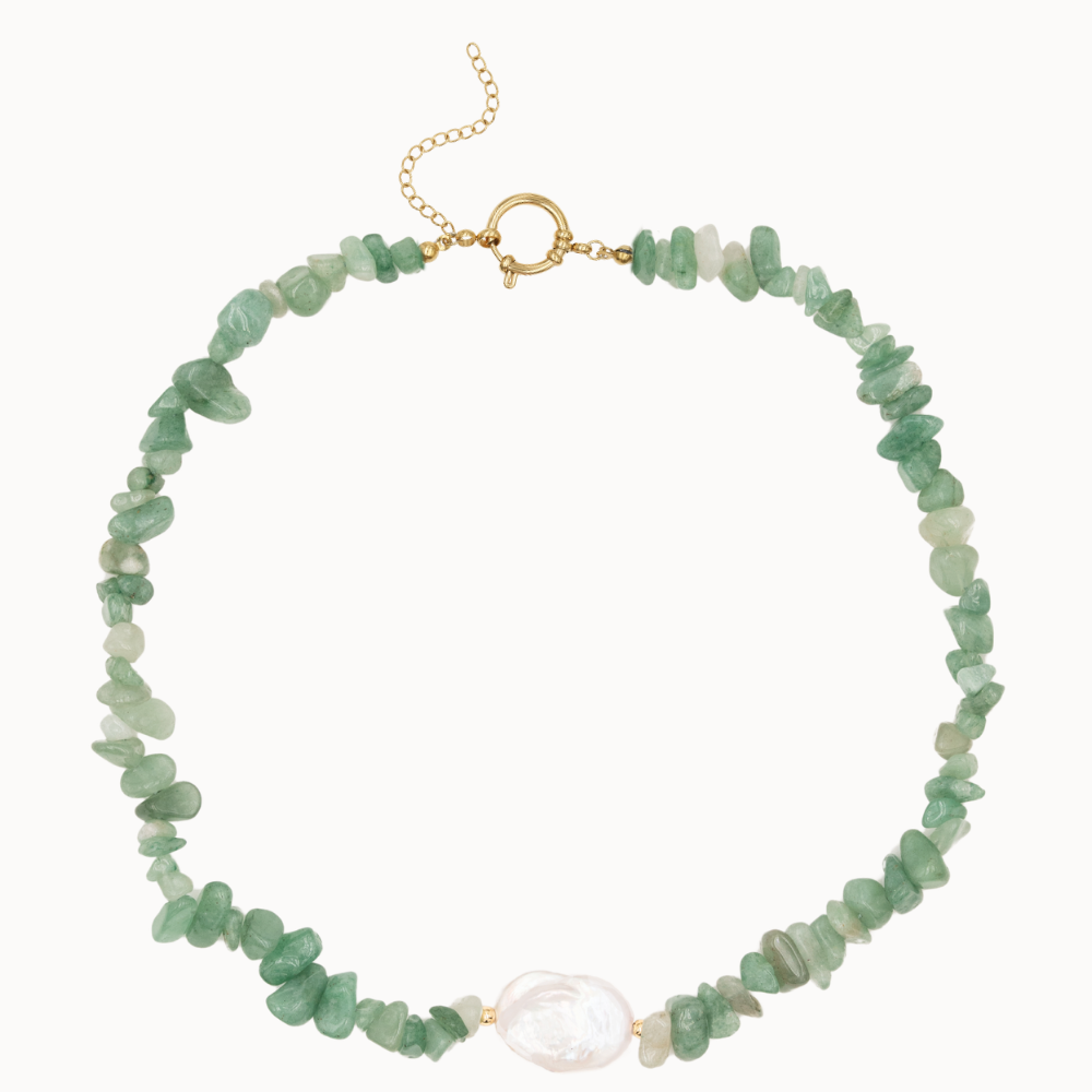 Collier Layla - Aventurine Verte