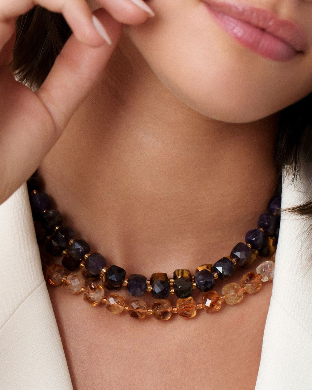 Collier Lazuria - Citrine