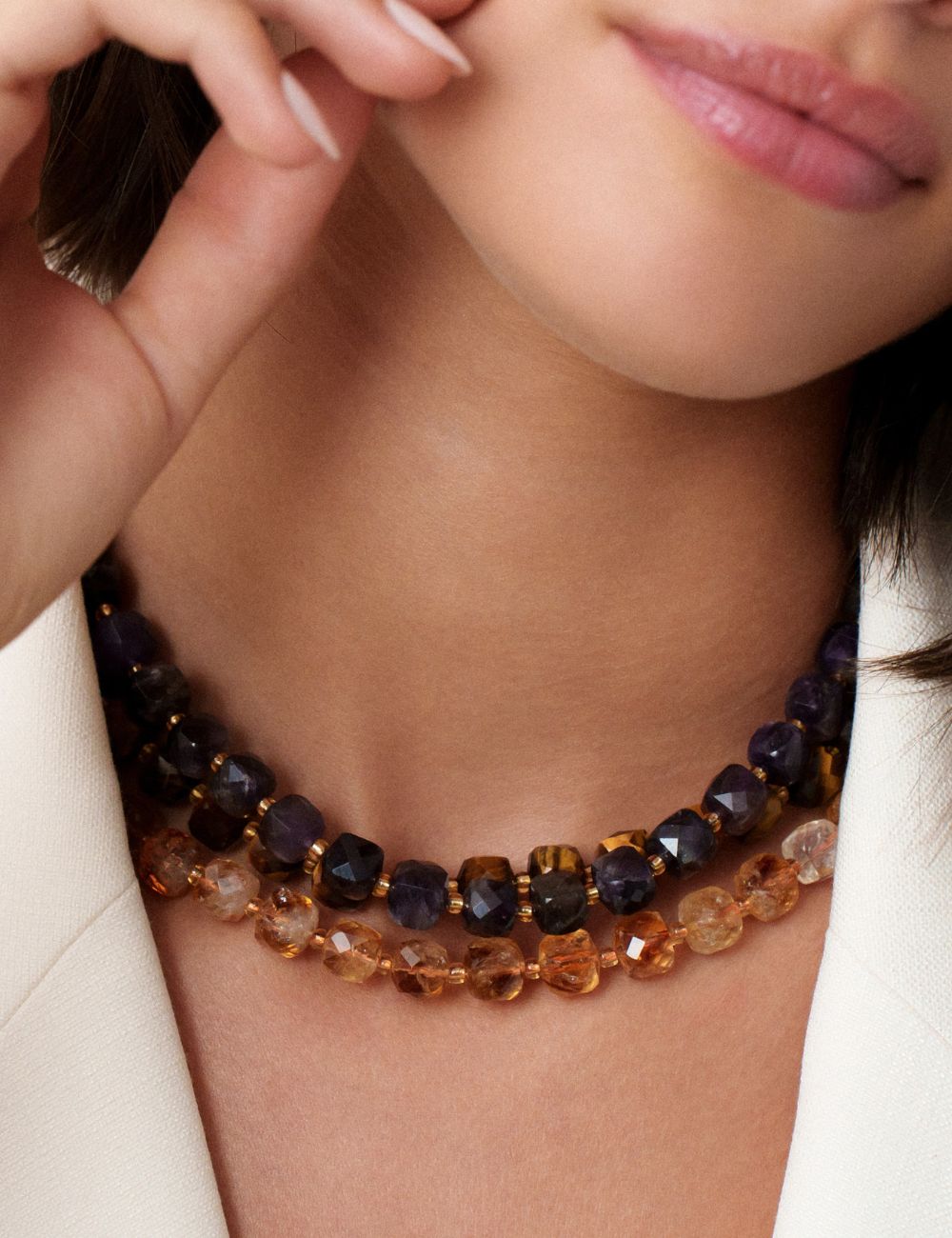 Collier Lazuria - Améthyste