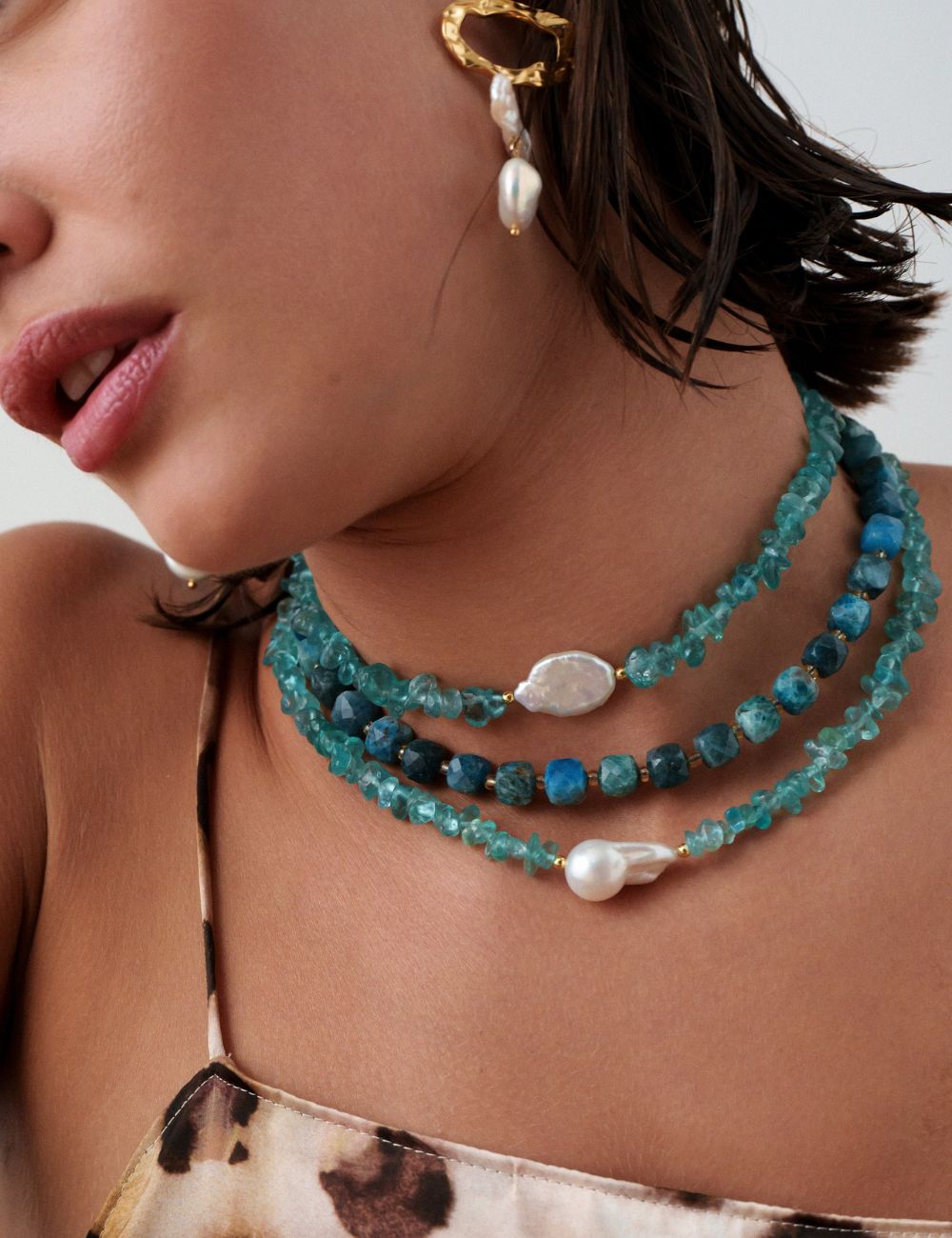 Collier Lazuria - Apatite