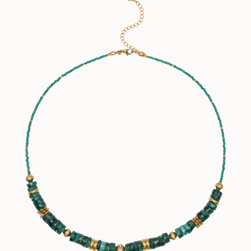 Collier Amalia - Malachite