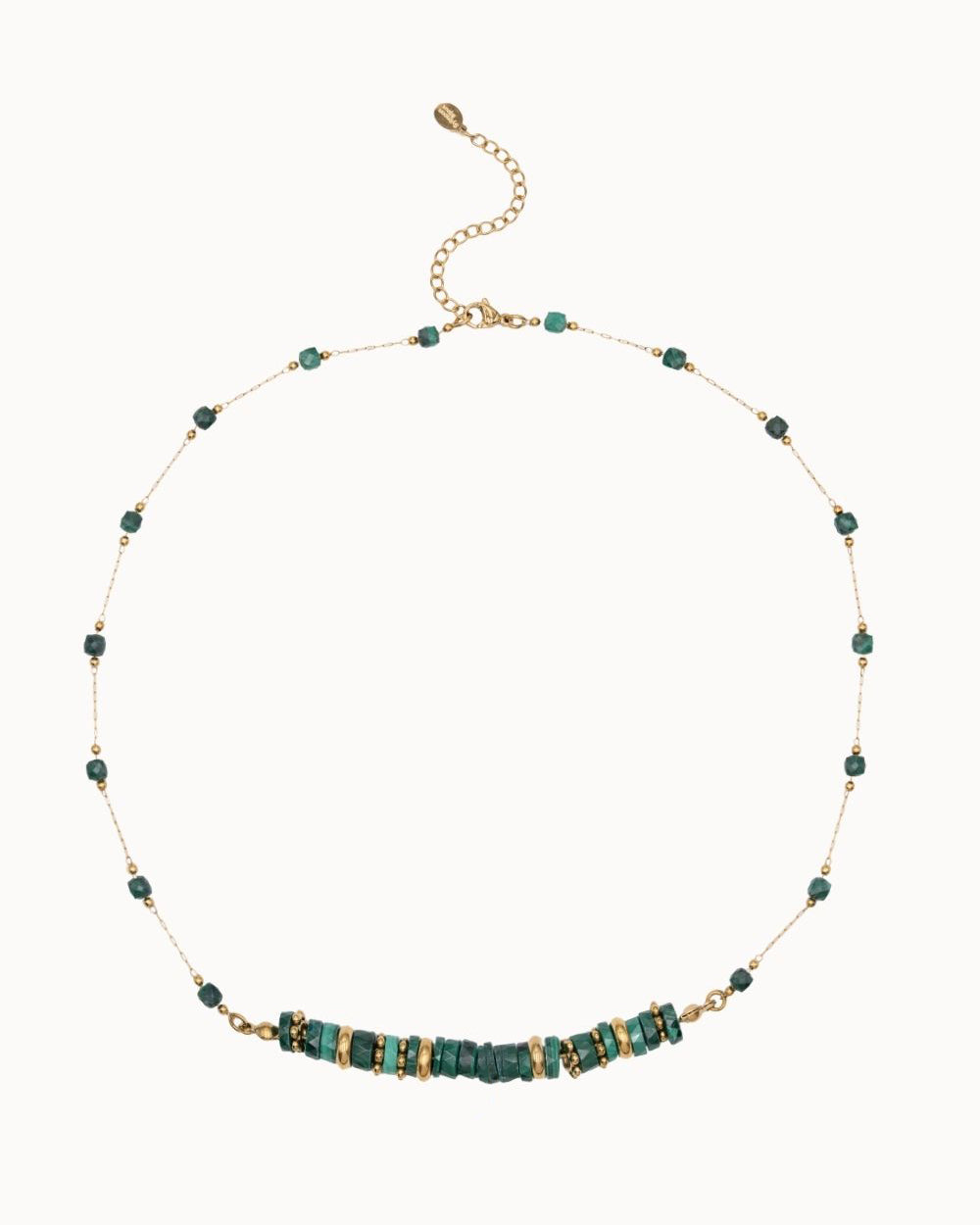 Collier Gaïa - Malachite
