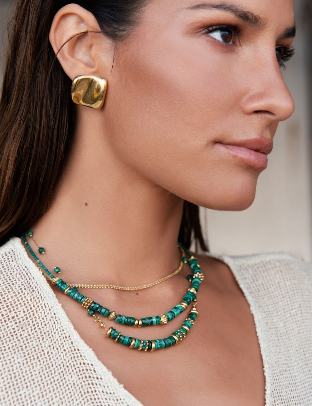 Collier Amalia - Malachite