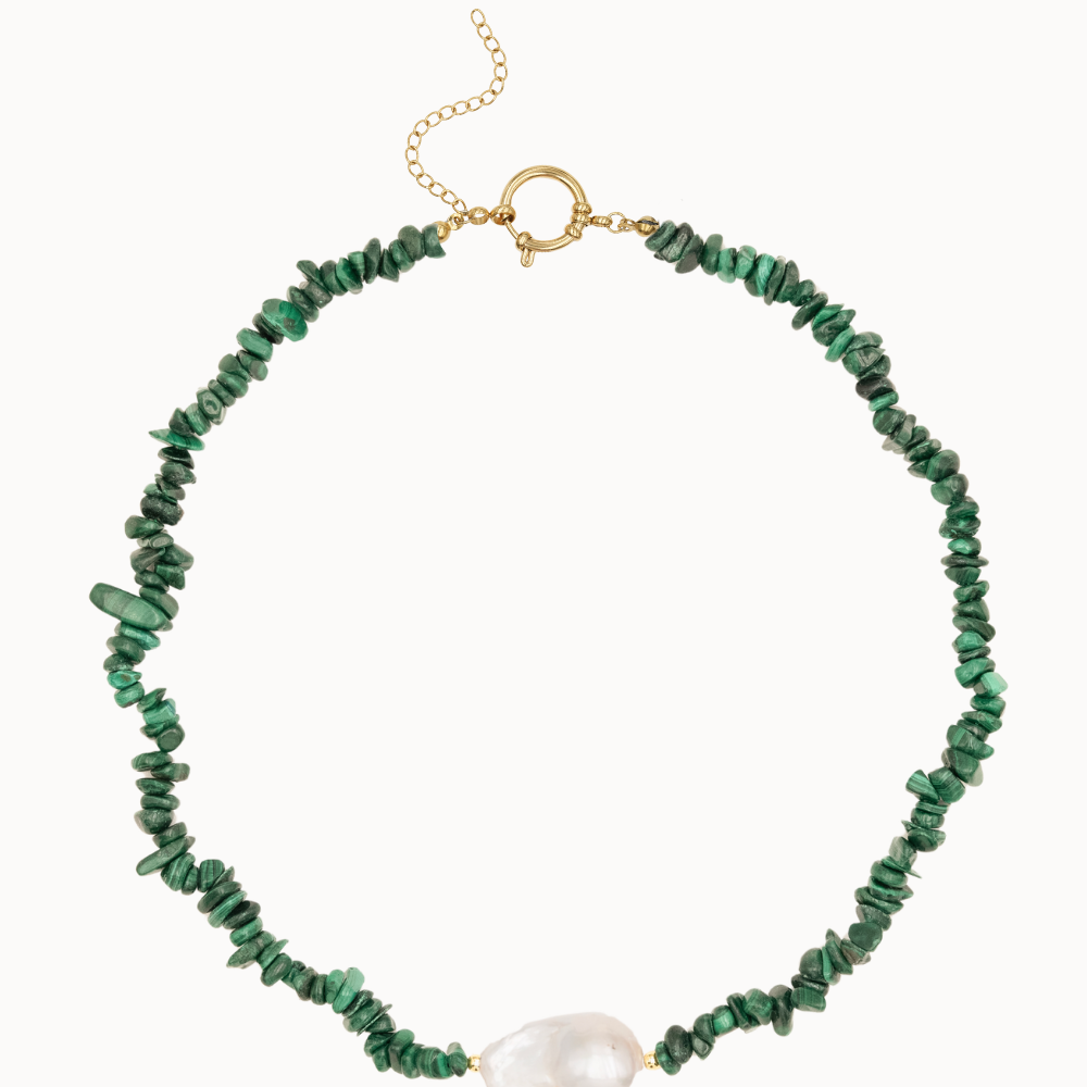 Collier Nelia - Malachite