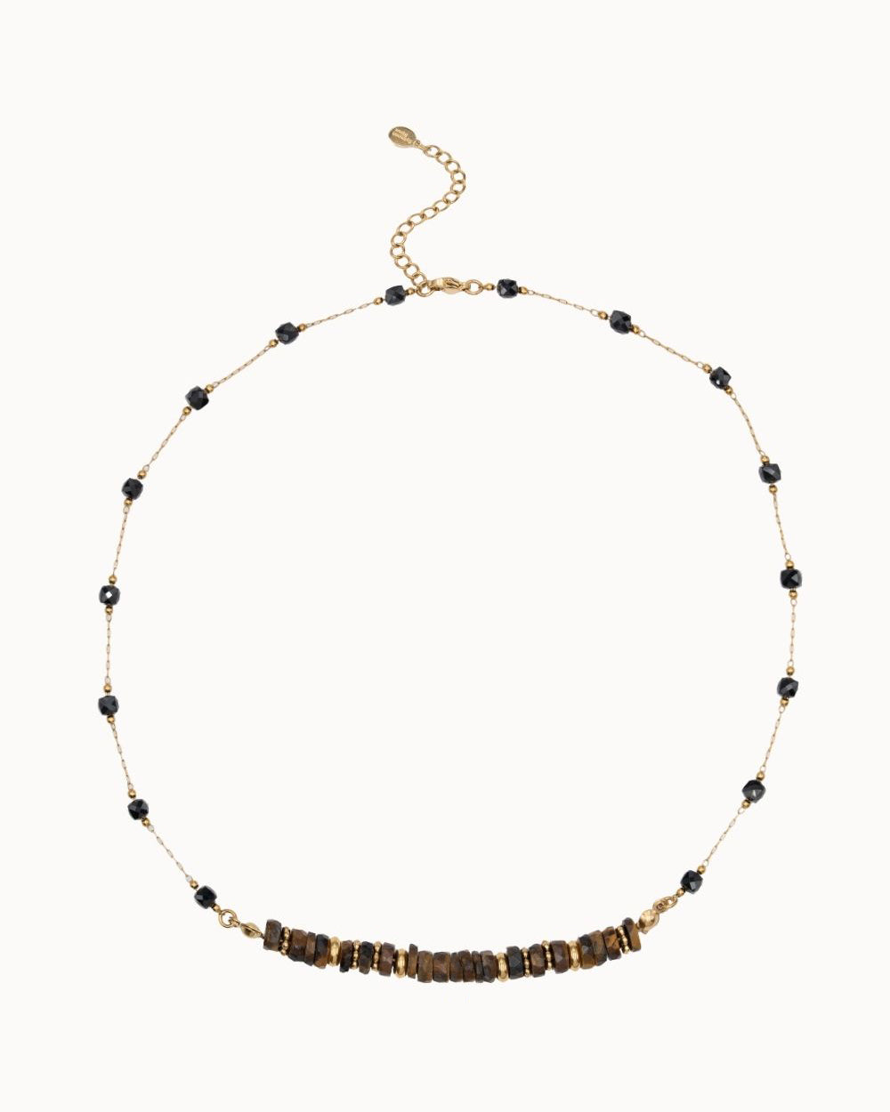 Collier Gaïa - Oeil de tigre