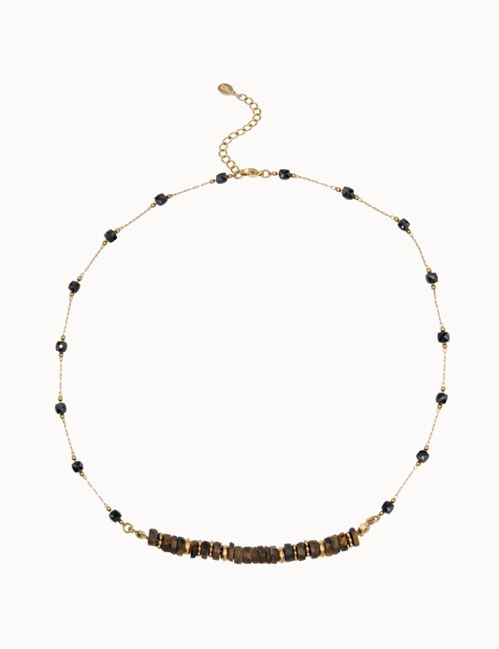 Collier Gaïa - Oeil de tigre