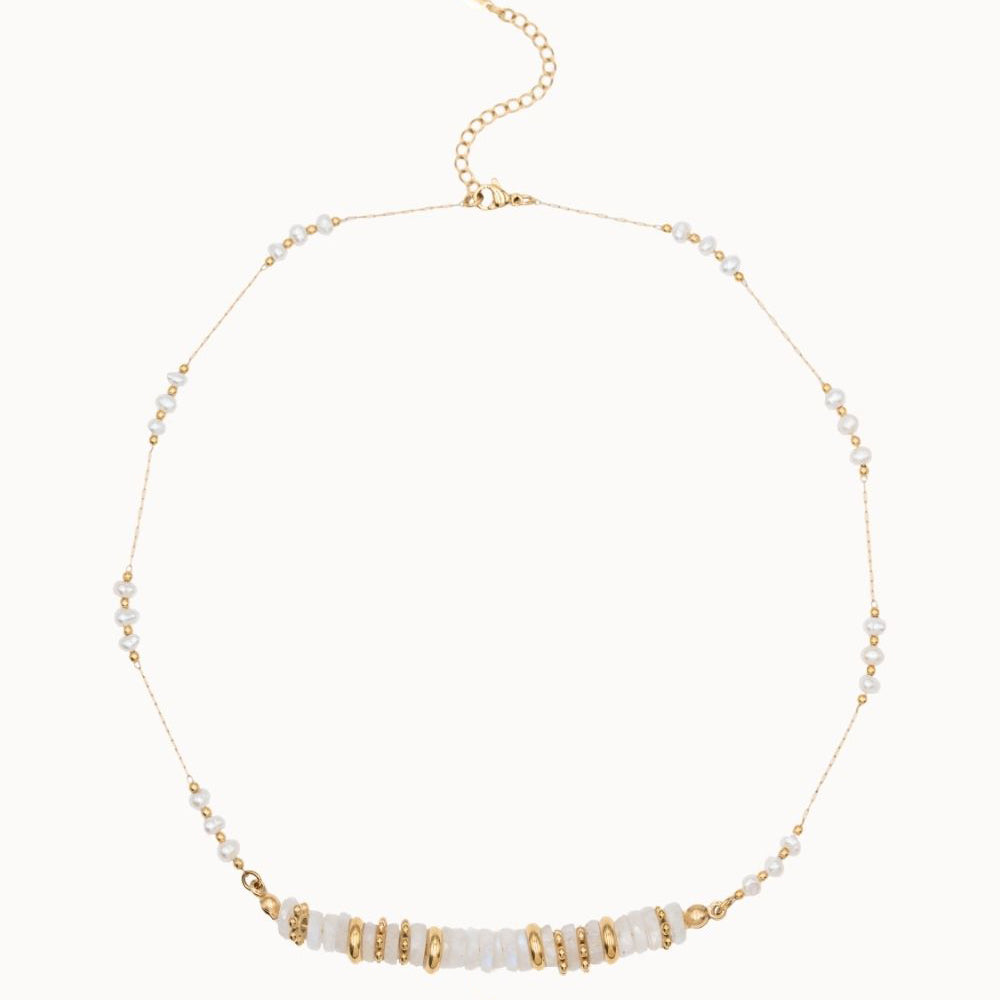 Collier Gaïa -  Pierre de lune