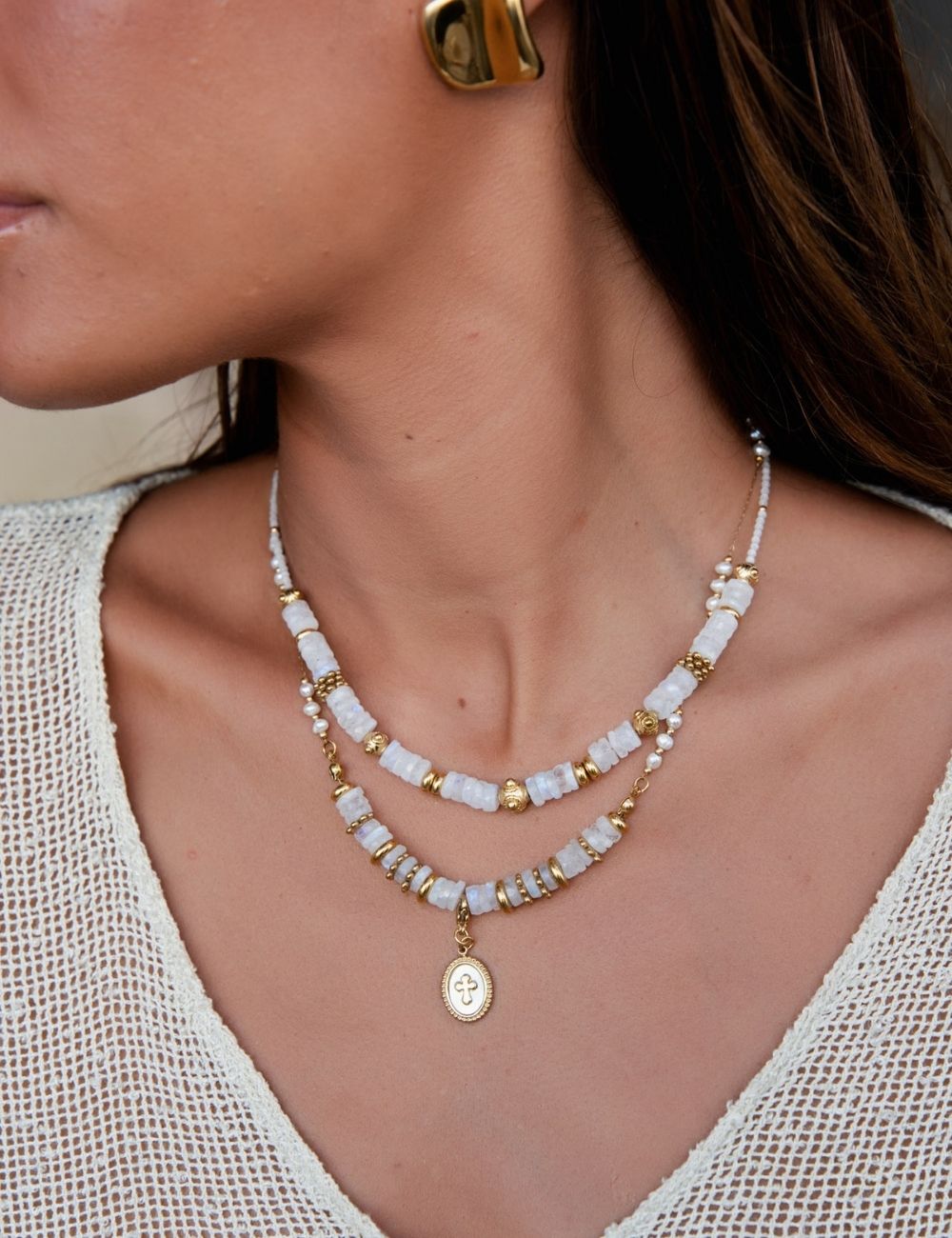 Collier Amalia - Pierre de Lune